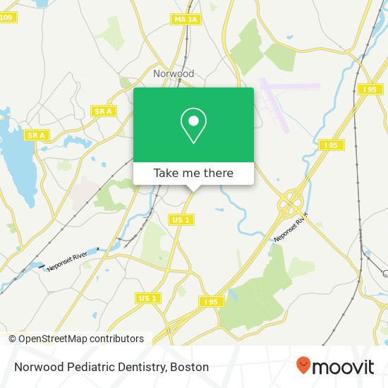 Norwood Pediatric Dentistry map