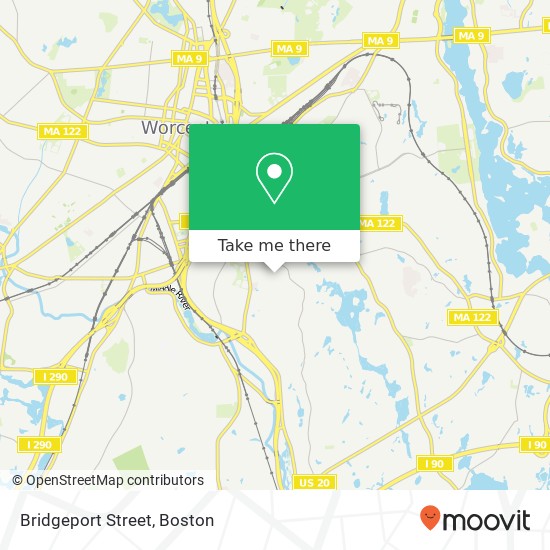 Bridgeport Street map