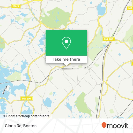 Gloria Rd map
