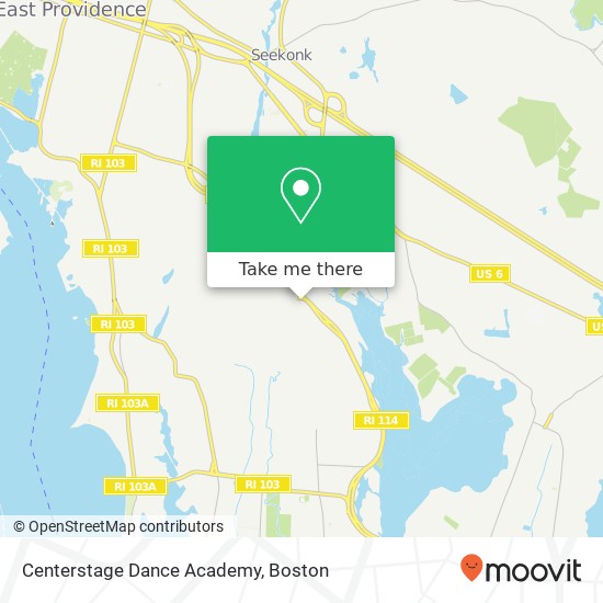 Centerstage Dance Academy, 1235 Wampanoag Trl Riverside, RI 02915 map