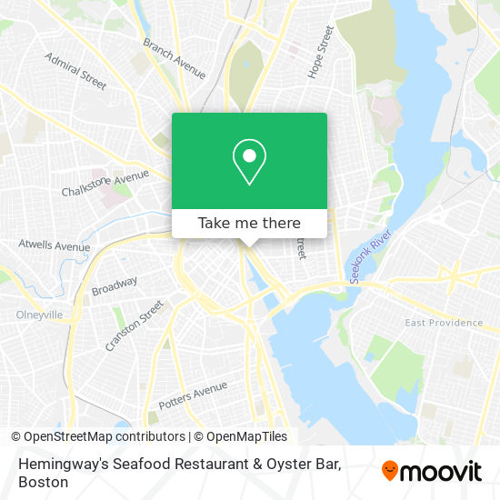 Hemingway's Seafood Restaurant & Oyster Bar map