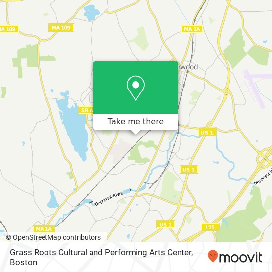 Mapa de Grass Roots Cultural and Performing Arts Center