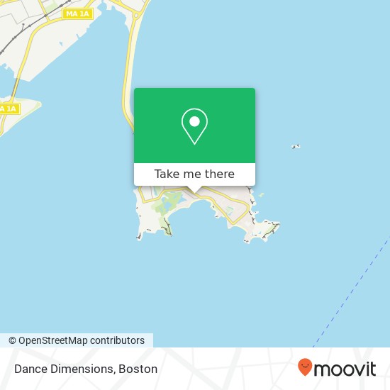 Mapa de Dance Dimensions, 41 Valley Rd Nahant, MA 01908