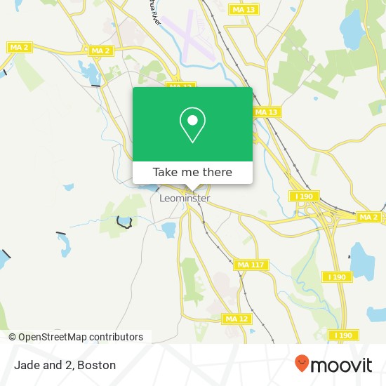 Mapa de Jade and 2, 48 Mechanic St Leominster, MA 01453