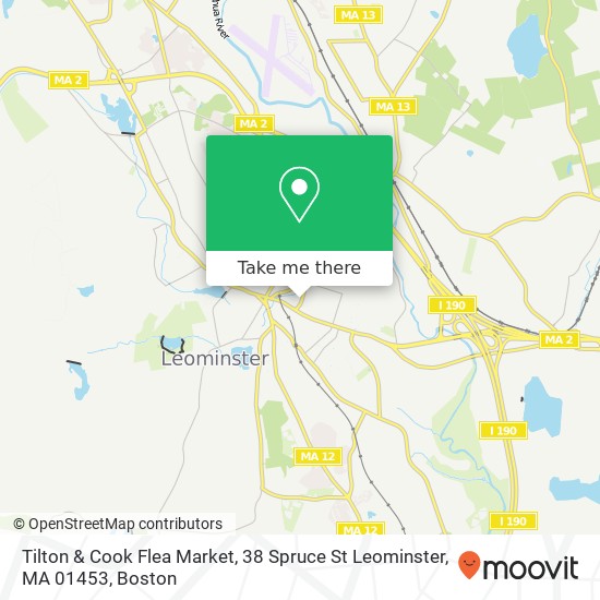 Tilton & Cook Flea Market, 38 Spruce St Leominster, MA 01453 map