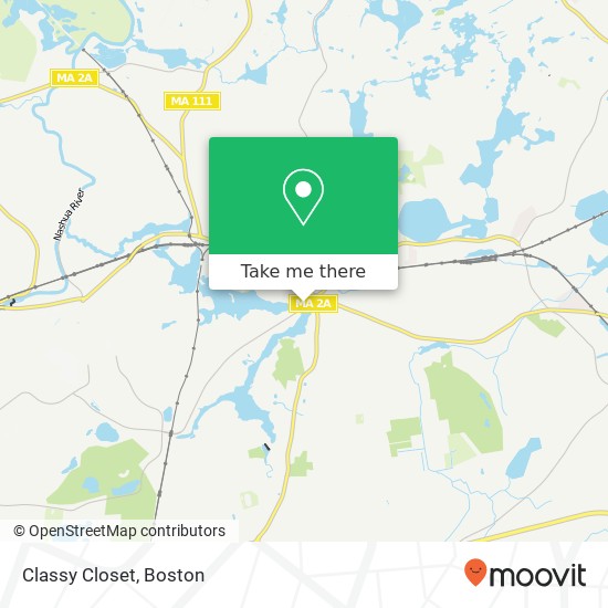 Mapa de Classy Closet, 1 Barnum Rd Ayer, MA 01432