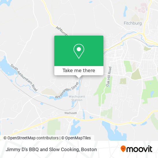 Jimmy D's BBQ and Slow Cooking map
