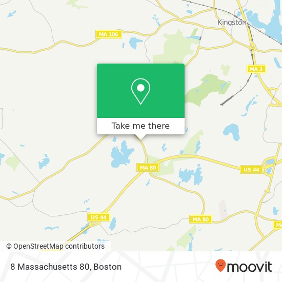 Mapa de 8 Massachusetts 80