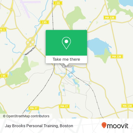 Jay Brooks Personal Training map