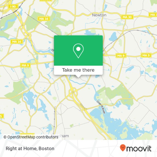 Mapa de Right at Home