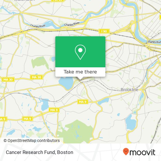 Mapa de Cancer Research Fund