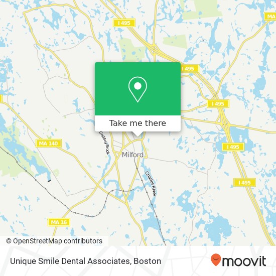 Unique Smile Dental Associates map