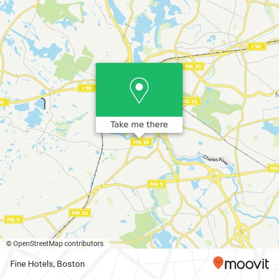 Fine Hotels map