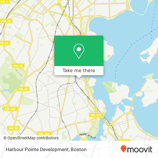 Mapa de Harbour Pointe Development