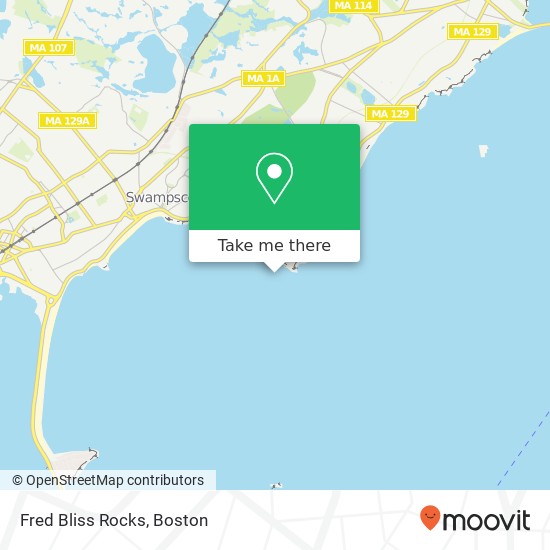 Fred Bliss Rocks map