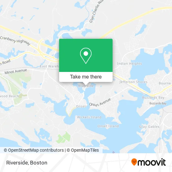 Riverside map