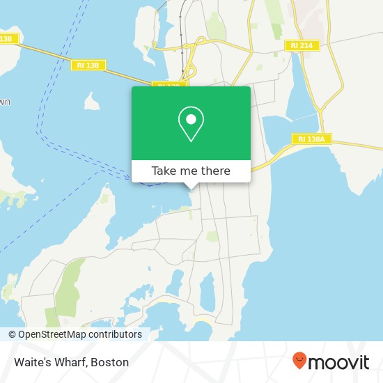 Mapa de Waite's Wharf