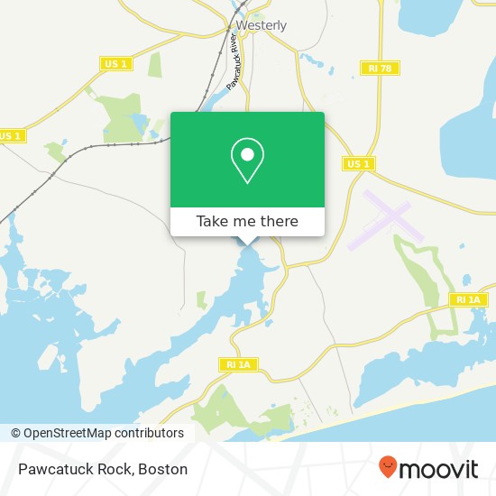 Pawcatuck Rock map