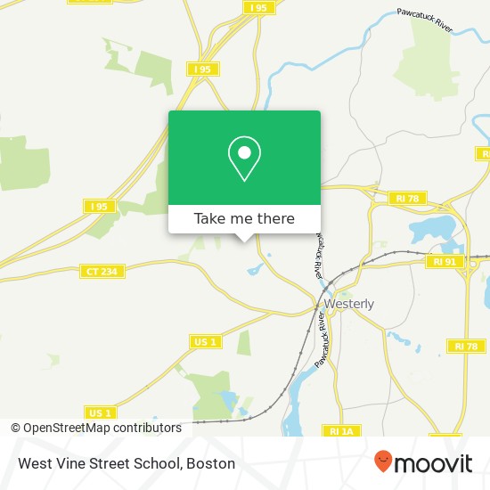 West Vine Street School map
