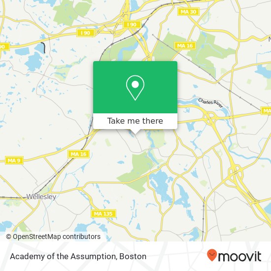 Academy of the Assumption map