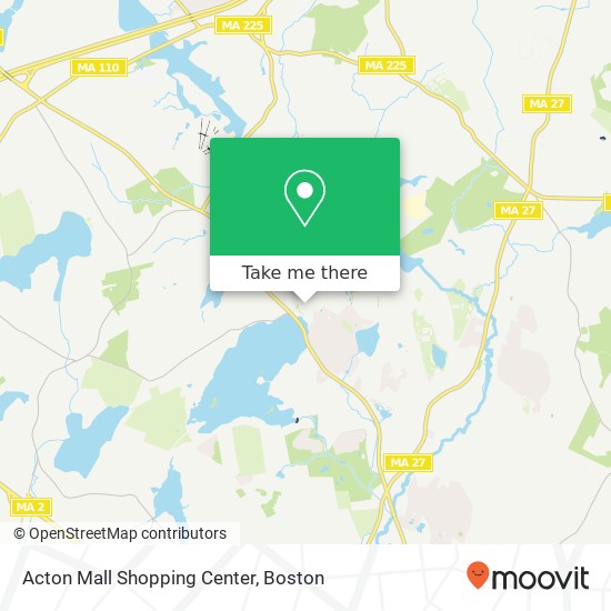 Acton Mall Shopping Center map