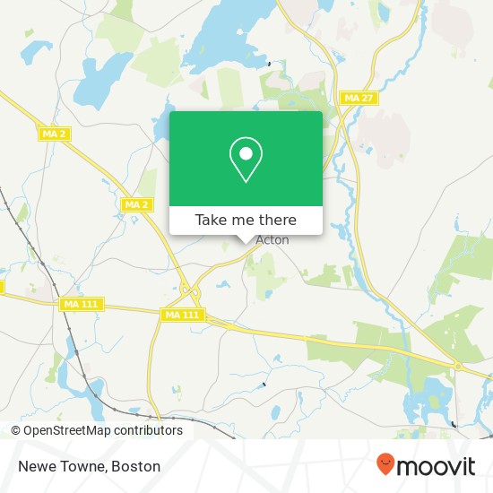 Mapa de Newe Towne