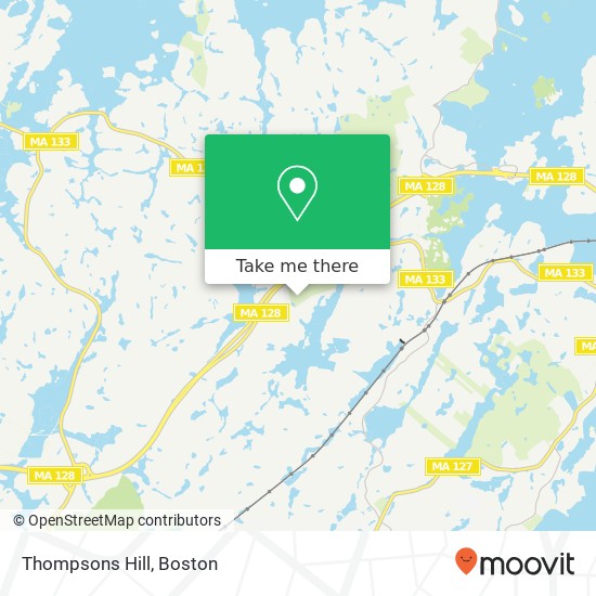 Mapa de Thompsons Hill