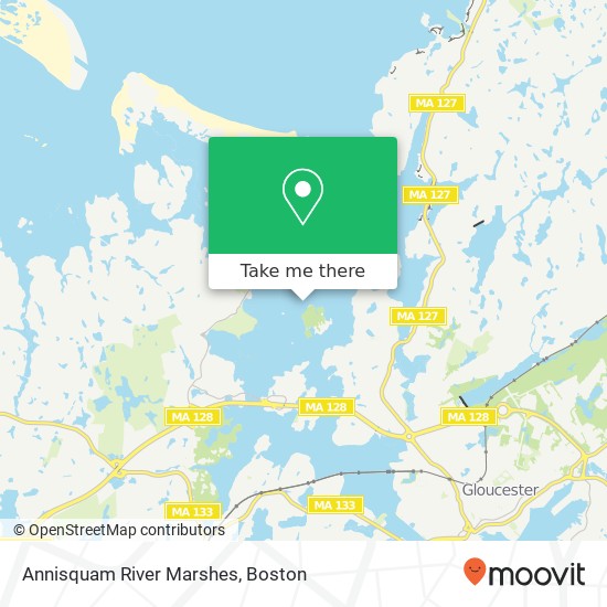 Mapa de Annisquam River Marshes