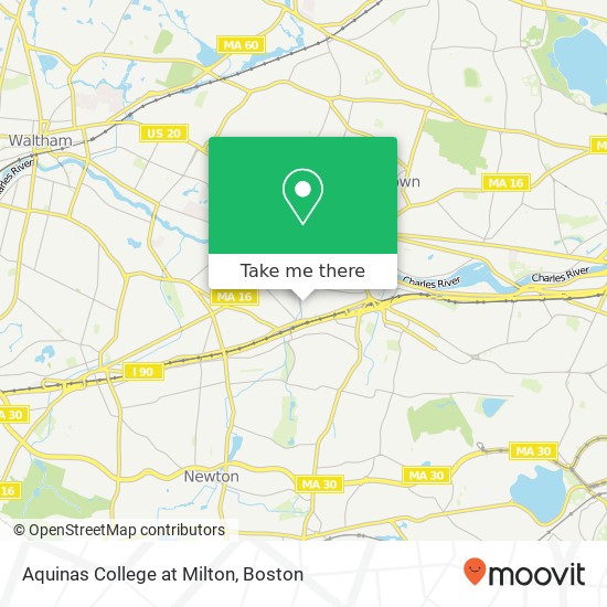 Mapa de Aquinas College at Milton