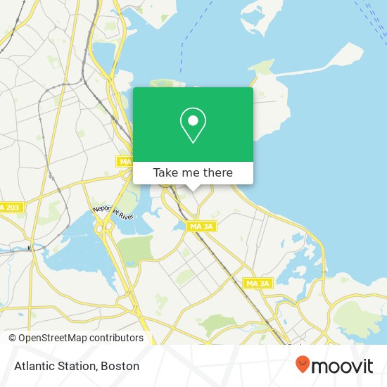 Atlantic Station map
