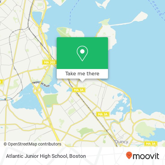 Mapa de Atlantic Junior High School