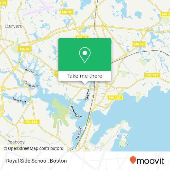 Royal Side School map