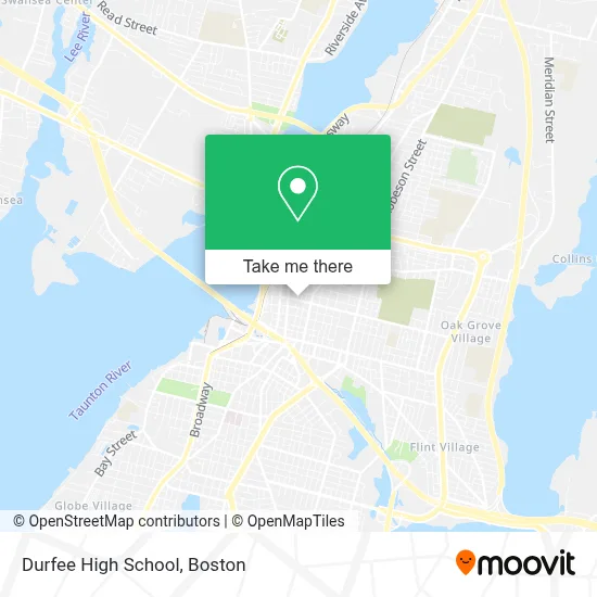 Durfee High School map