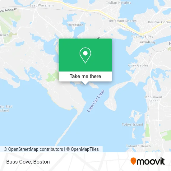 Bass Cove map