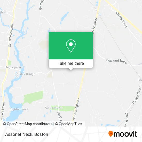 Assonet Neck map