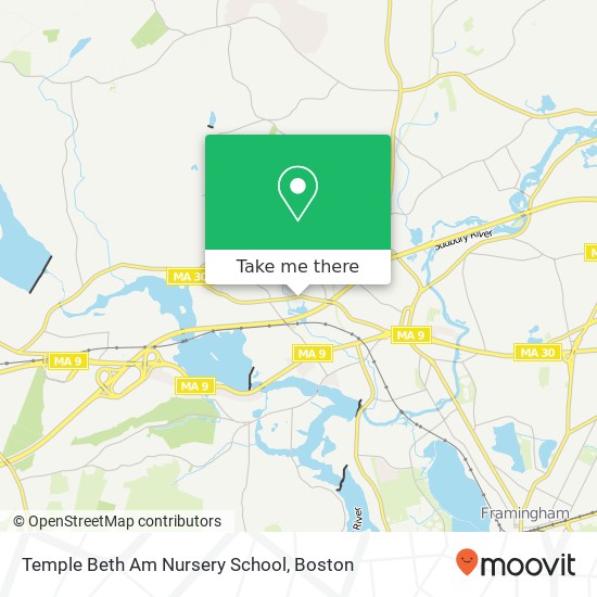 Temple Beth Am Nursery School map