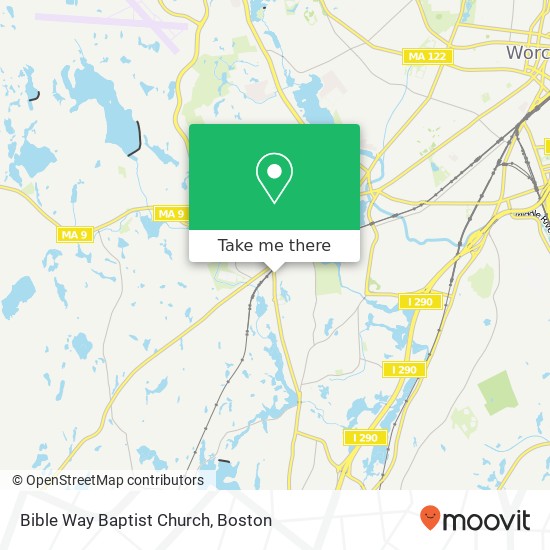 Bible Way Baptist Church map