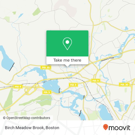 Birch Meadow Brook map