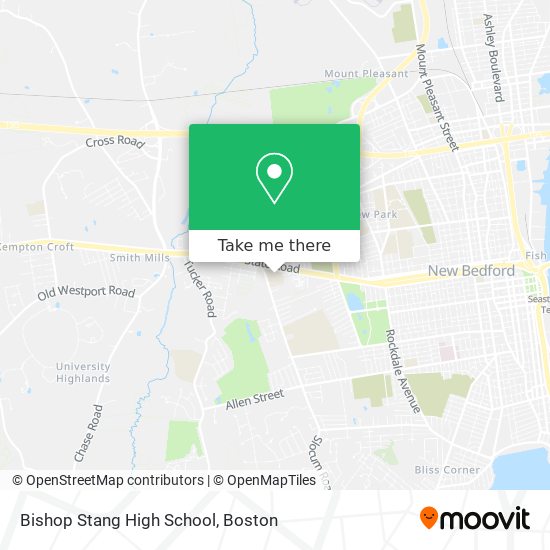 Mapa de Bishop Stang High School