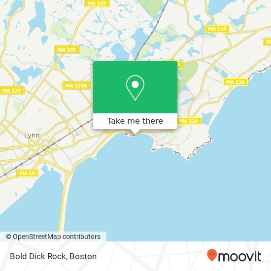 Bold Dick Rock map