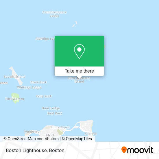 Boston Lighthouse map