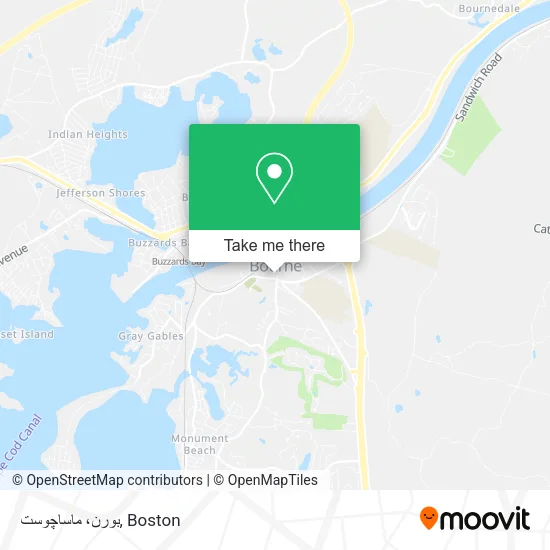 بورن، ماساچوست map