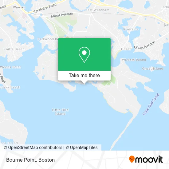 Bourne Point map