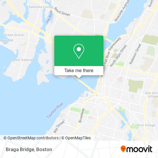 Braga Bridge map