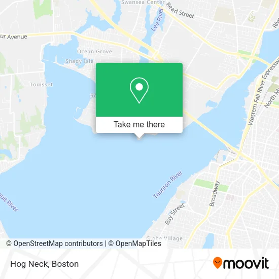Hog Neck map
