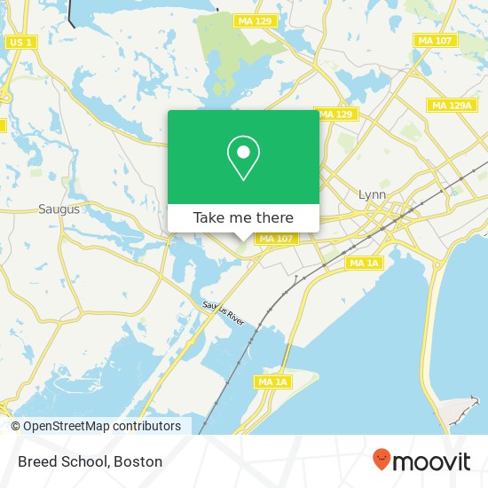Breed School map