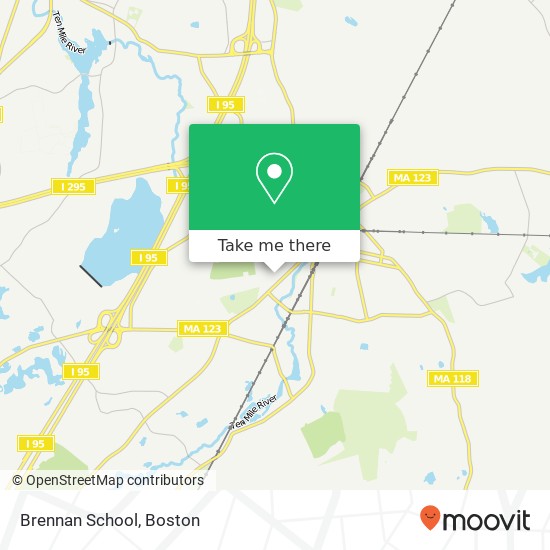 Mapa de Brennan School