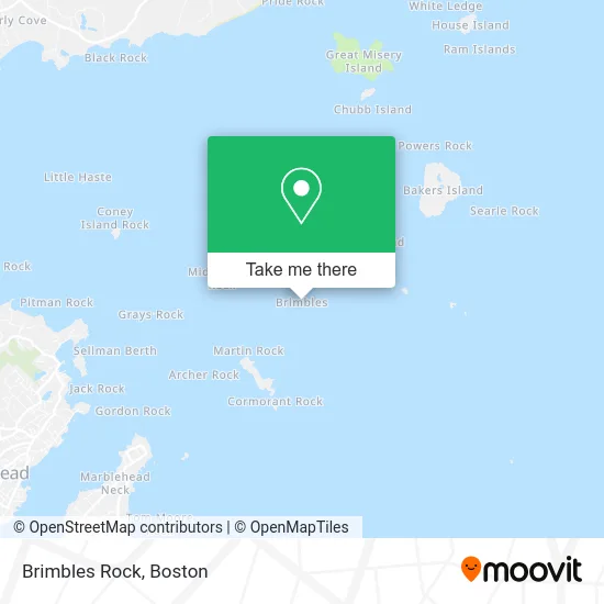 Brimbles Rock map