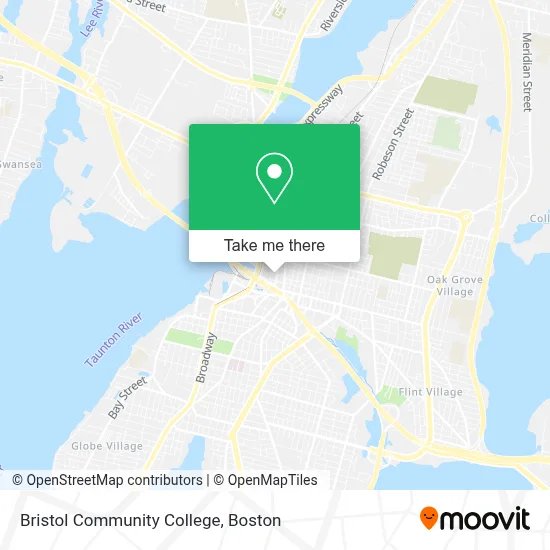Bristol Community College map