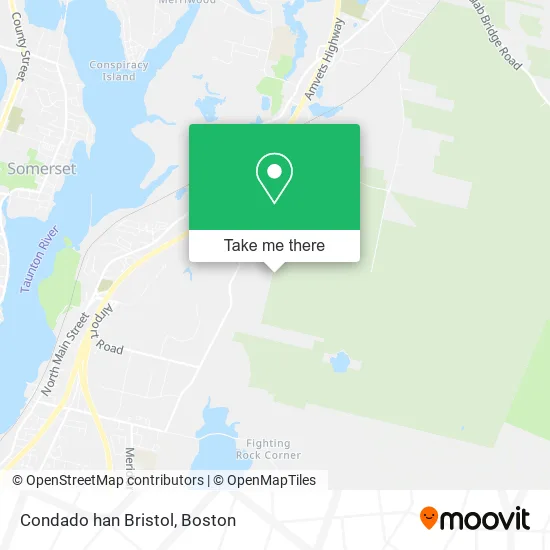Condado han Bristol map